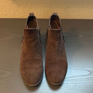 Sofft Women's Brown Suede Comfort Ankle Booties Size 6